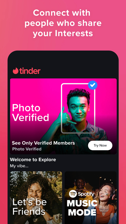 tinder交友软件截图2